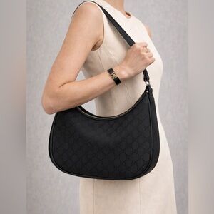 Gucci Black Shoulder Hobo Bag
